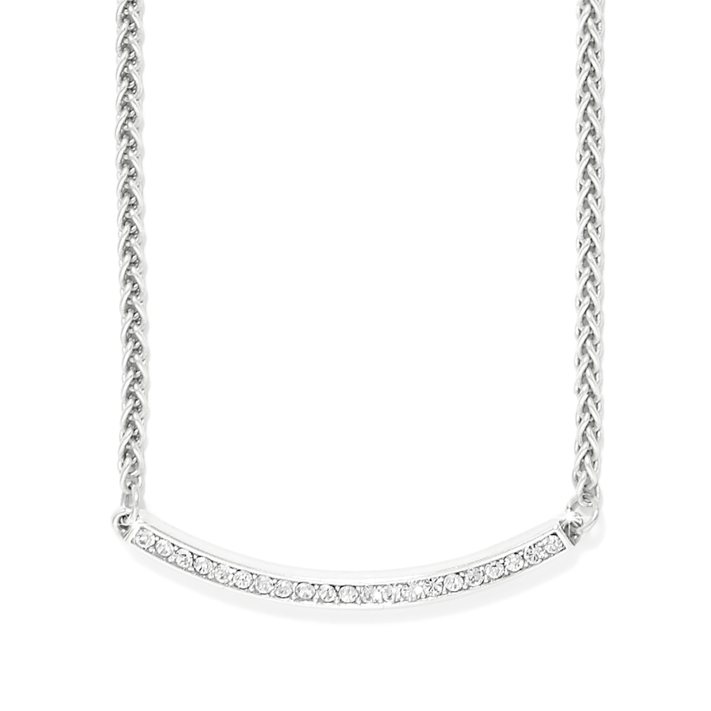 MERIDAIN SILVER BAR NECKLACE