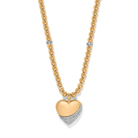 MERIDIAN GOLD HEART NECKLACE