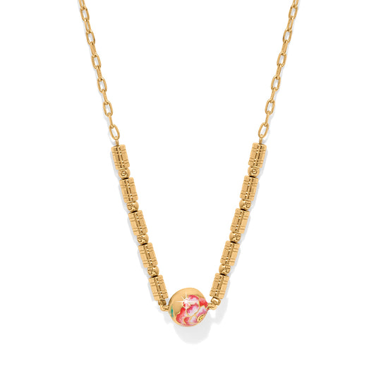 Rose Petal Short Necklace