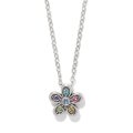 Enchanting Gem Flower Necklace