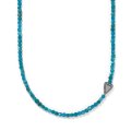 Love Message Be Bold Teal Necklace