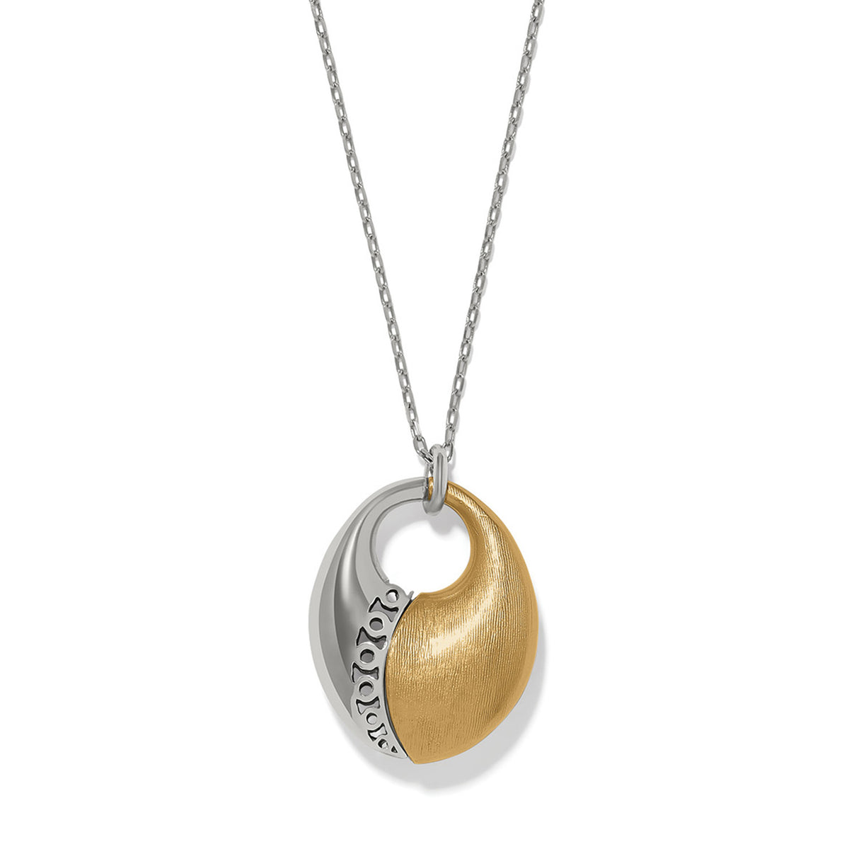 Inner Circle oval pendant necklace