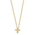 enchanting cross necklace gold