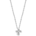 enchanting silver cross necklace