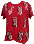 Red Scattered Coke Can Tee