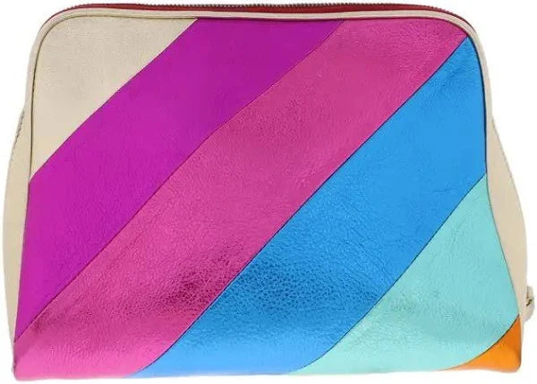 Shimmer Large Zipper Pouch,