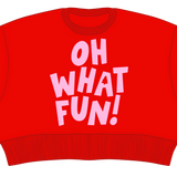 Oh So Fun Puff Crop Sweatshirt