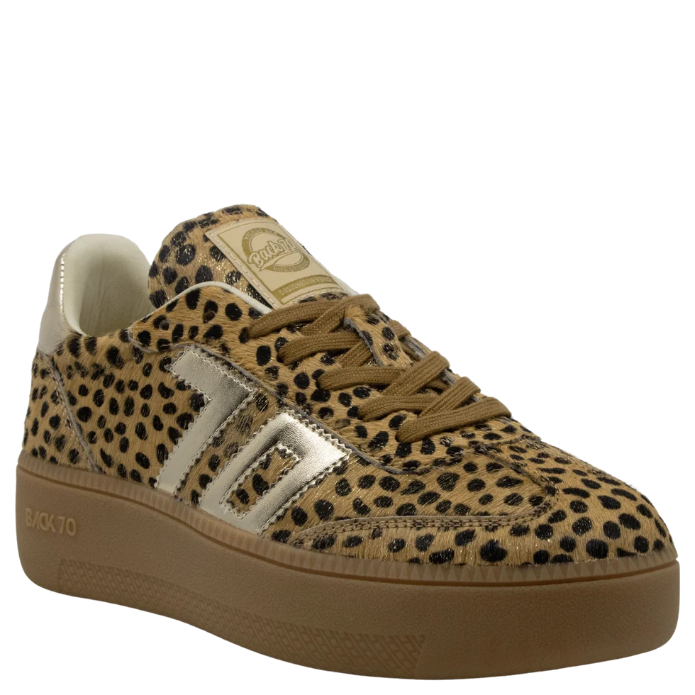 XXL in Leopard Gold Sneakers