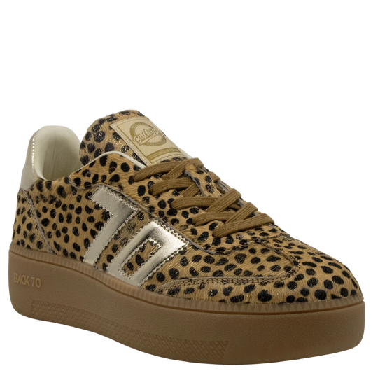 XXL in Leopard Gold Sneakers